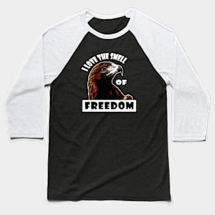 I Love The Smell Of Freedom Anti Communist Baseball T-Shirt